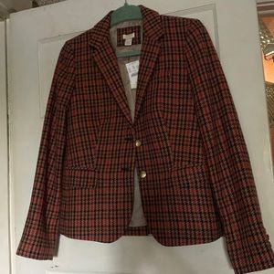 J. Crew houndstooth regent blazer